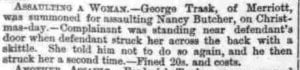 Somerset County Gazette 26 Jan 1878. Highly unlikely to be a roughly 14 year old George. 